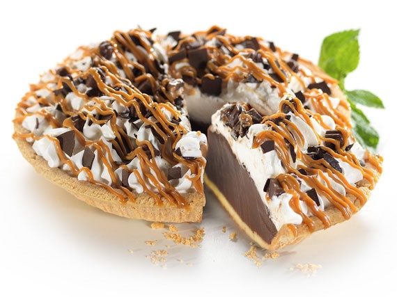 Salted Caramel Chocolate Pie